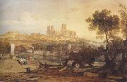 Joseph Mallord William Turner Lincoin from the Brayford (mk47) painting